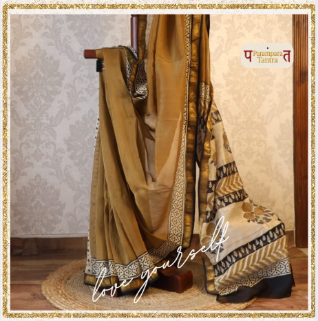 Maheshwari Handloom Silk Saree with blouse – 100% Pure Silk. Lightweight  easy to drape . Comfortable all day.