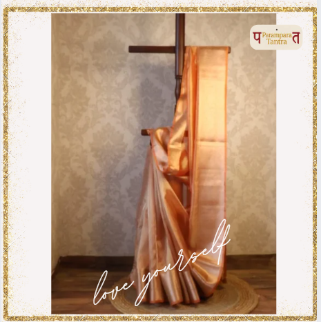 Banarasi Organza Saree with Zari with blouse: Easy to drape and comfortable to wear.