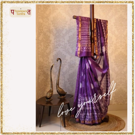 Maheshwari Handloom Cotton Silk Saree with blouse – Cotton 20% Silk 80%Lightweight and comfortable, easy to drape . Comfortable all day .