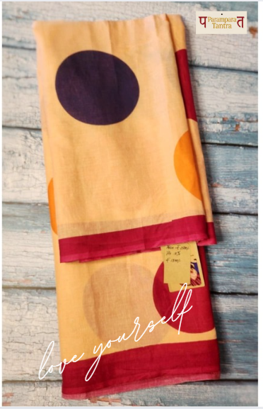 Mulmul pure cotton Sarees block print with blouse. Lightweight, easy to drape . Comfortable all day .