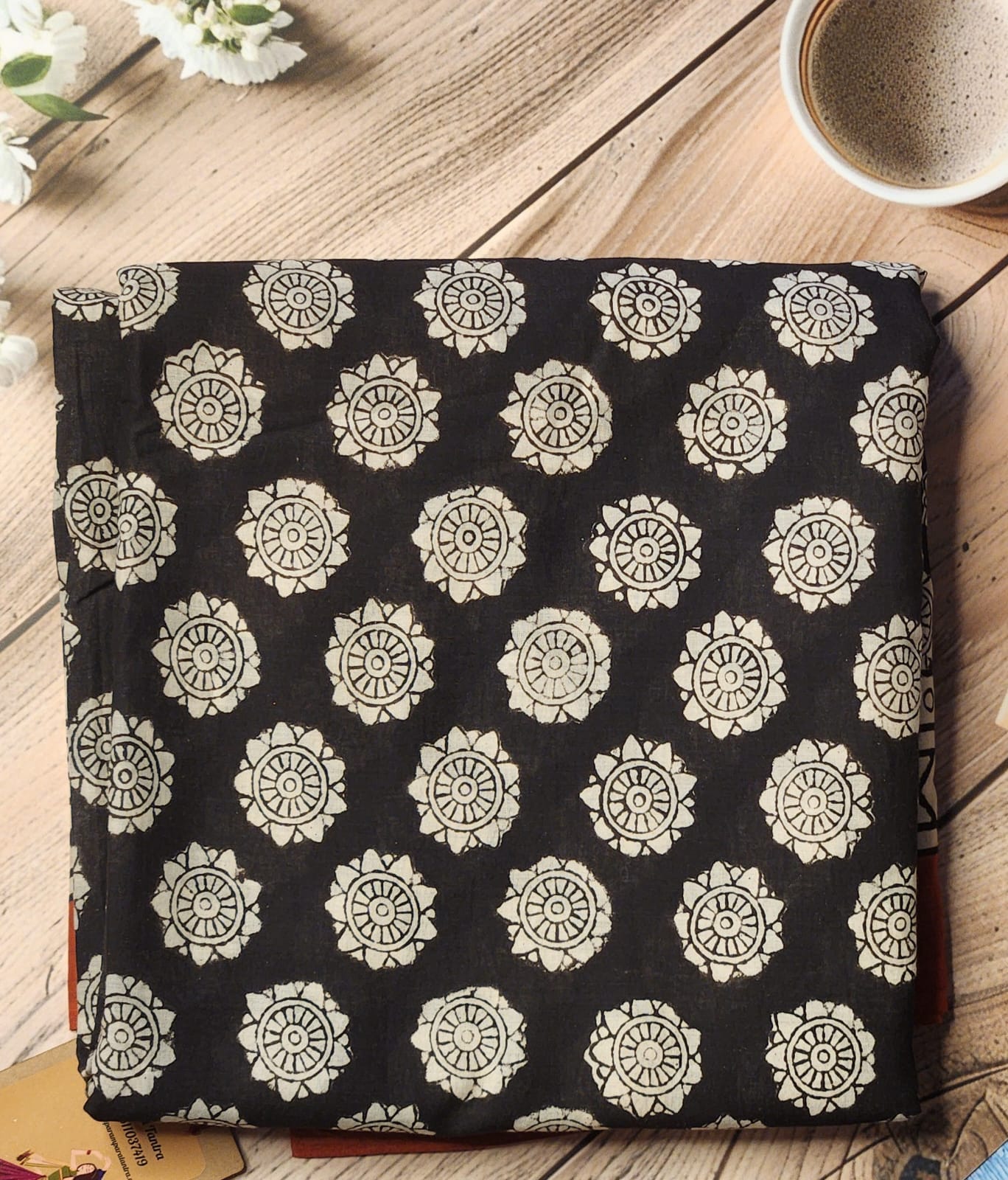 Mulmul pure cotton Sarees block print with blouse. Lightweight, easy to drape . Comfortable all day .