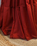 Formal Sarees with blouse & blend of fabric is 70% cotton, 30% acrylic. Light weight easy to drape. Comfortable all day .