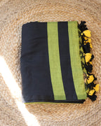 Formal Sarees with blouse & blend of fabric is 70% cotton, 30% acrylic. Lightweight Maheshwari and comfortable, easy to drape .Comfortable all day .