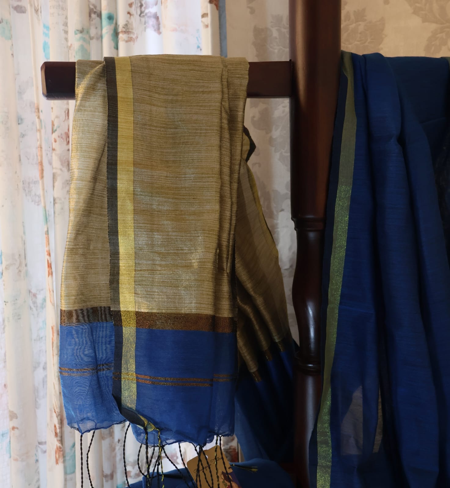 Ghicha Handloom  raw silk Matka Sarees with blouse. Light weight easy to drape. Comfortable all day .