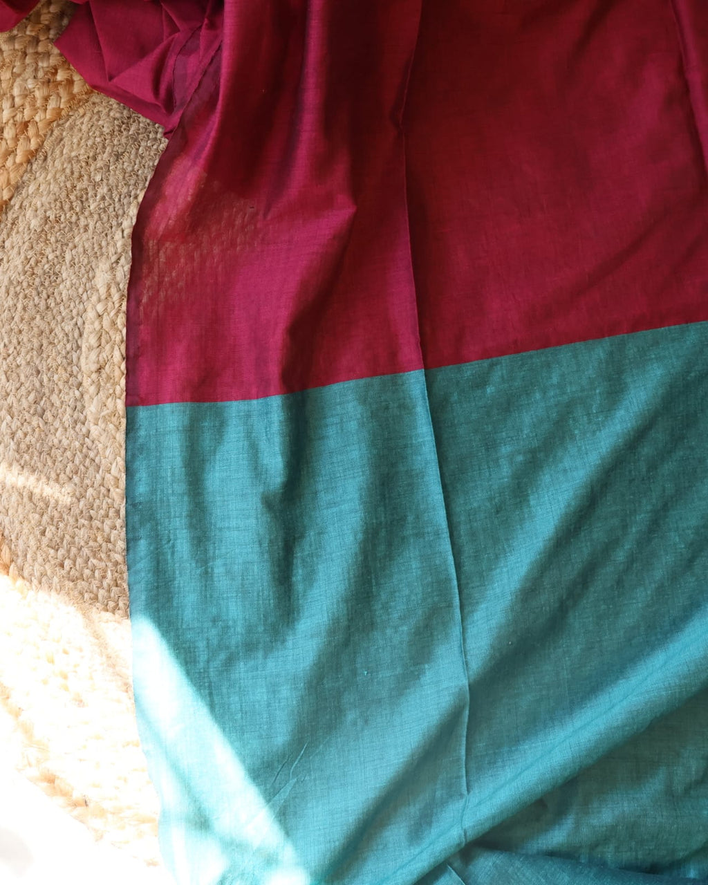 Formal Sarees with blouse & blend of fabric is 70% cotton, 30% acrylic. Light weight easy to drape. Comfortable all day .
