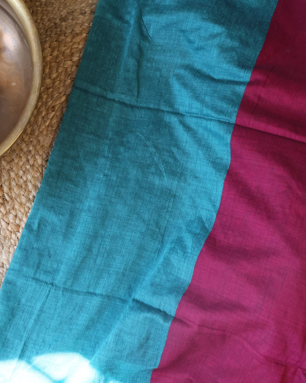 Formal Sarees with blouse & blend of fabric is 70% cotton, 30% acrylic. Light weight easy to drape. Comfortable all day .