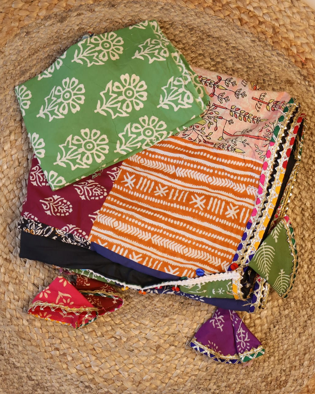 Banjara Saree with blouse-Inspired Elegance from Rajasthan. Lightweight, easy to drape . Comfortable all day .