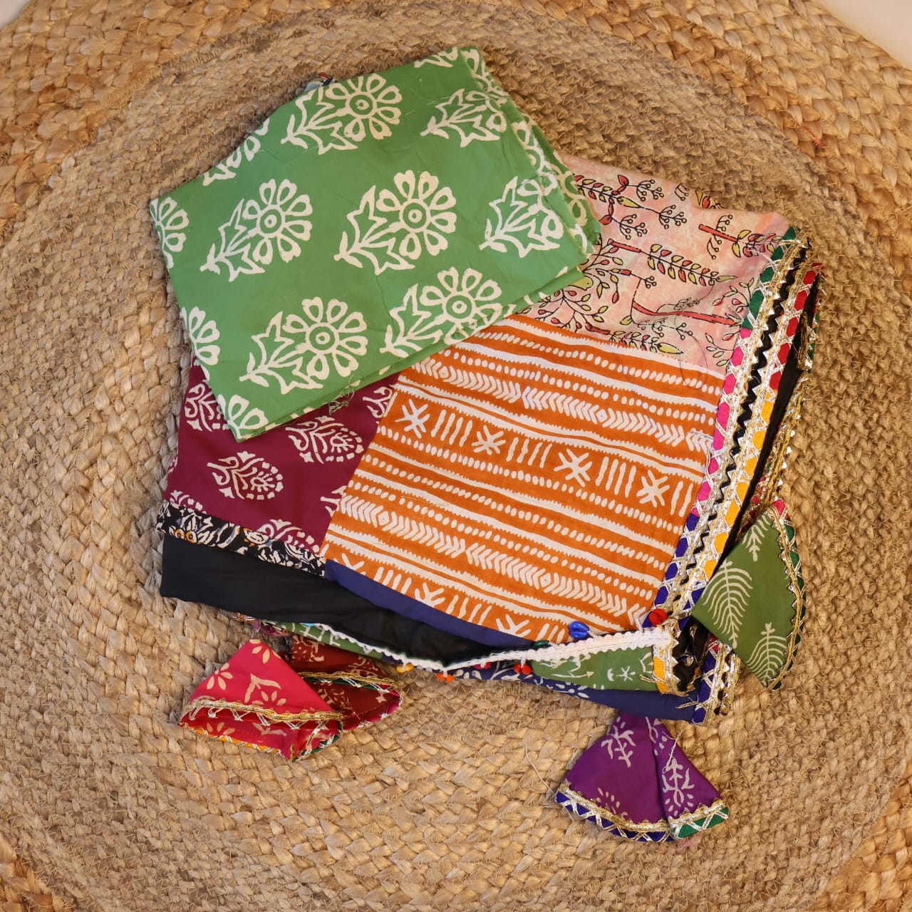 Banjara Saree with blouse-Inspired Elegance from Rajasthan. Lightweight, easy to drape . Comfortable all day .