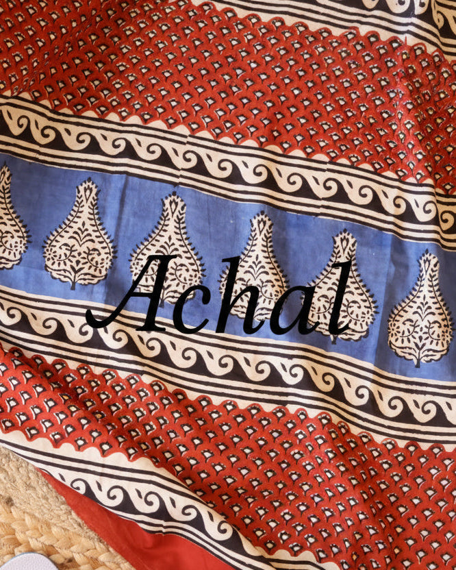 Mulmul pure cotton Sarees block print with blouse. Lightweight, easy to drape . Comfortable all day .