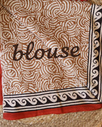 Mulmul pure cotton Sarees block print with blouse. Lightweight, easy to drape . Comfortable all day .