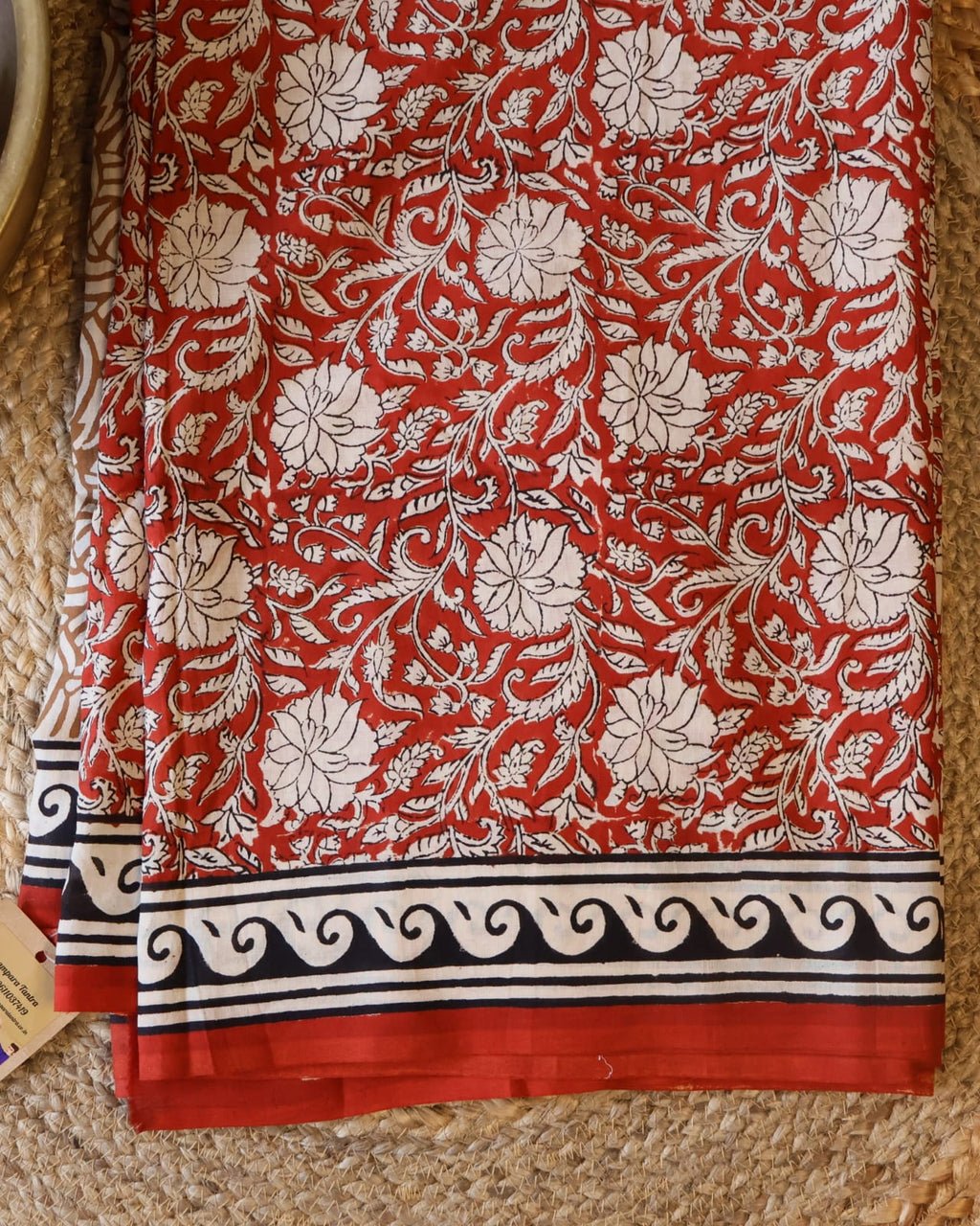Mulmul pure cotton Sarees block print with blouse. Lightweight, easy to drape . Comfortable all day .