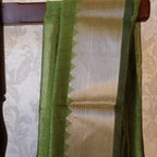 Soft Handloom Saree from Bengal with Zari with  blouse peace . Light weight easy to drape. Comfortable all day.