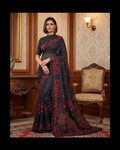 Handloom Saree from Bengal with hand-Embroidered Pure Cotton Saree