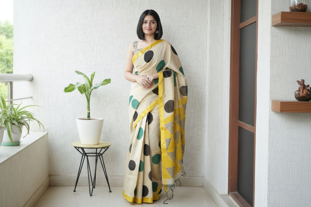100% Pure Maheshwari Handloom Silk