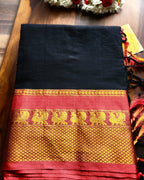 Narayanapet Cotton Handloom Sarees with blouse. Light weight easy to drape. Comfortable all day.