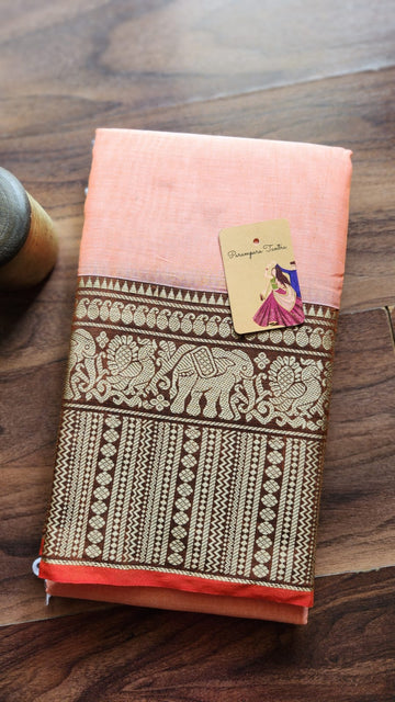 Narayanapet Cotton Handloom Sarees with blouse. Light weight easy to drape. Comfortable all day.