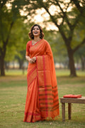 Narayanapet Cotton Handloom Sarees with blouse. Light weight easy to drape. Comfortable all day.