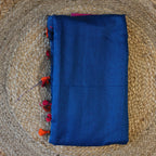 Handwoven Saree with Pure Zari cotton raw silk blend with blouse. Light weight easy to drape. Comfortable all day .