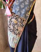 Banjara Saree with blouse-Inspired Elegance from Rajasthan. Lightweight, easy to drape . Comfortable all day .