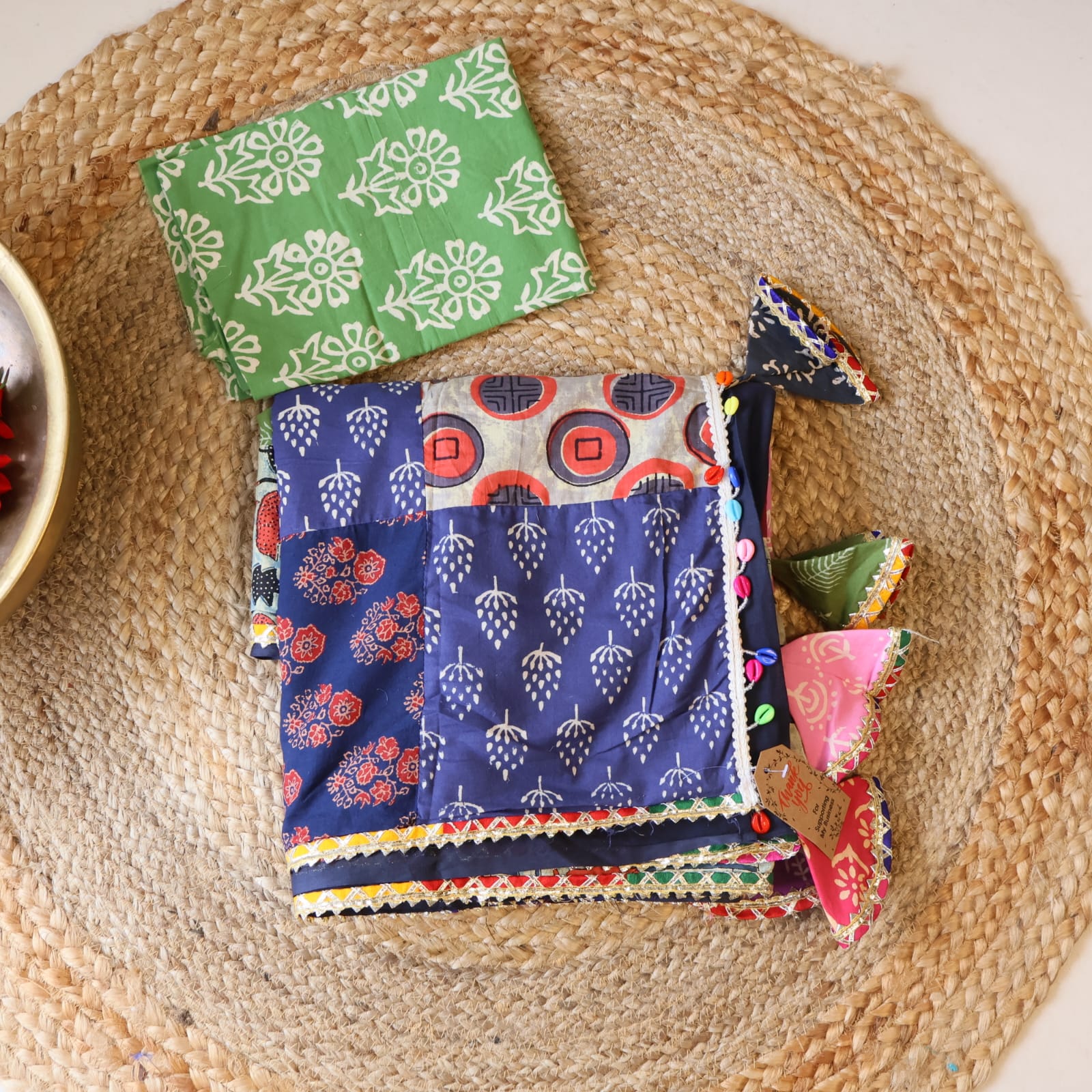 Banjara Saree with blouse-Inspired Elegance from Rajasthan. Lightweight, easy to drape . Comfortable all day .