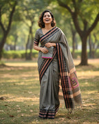 Narayanapet Cotton Handloom Sarees with blouse. Light weight easy to drape. Comfortable all day .