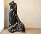 Pure  Modal Silk with blouse. With Ajrak  Print Lightweight, easy to drape . Comfortable all day