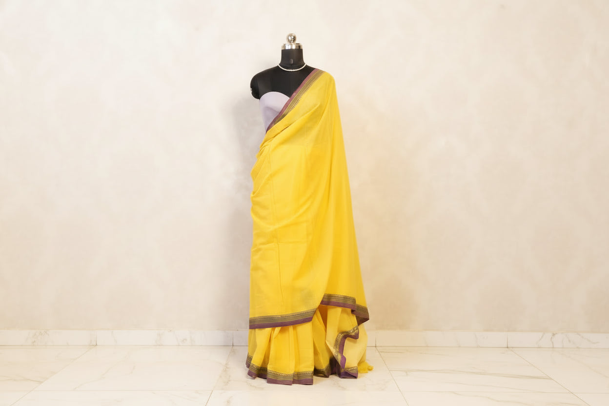 Narayanapet Cotton Handloom Sarees with blouse. Light weight easy to drape. Comfortable all day.