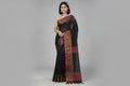 Handwoven Saree with Pure Zari cotton raw silk blend with blouse. Light weight easy to drape. Comfortable all day.