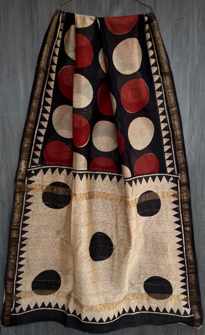 100% Pure Maheshwari Handloom Silk