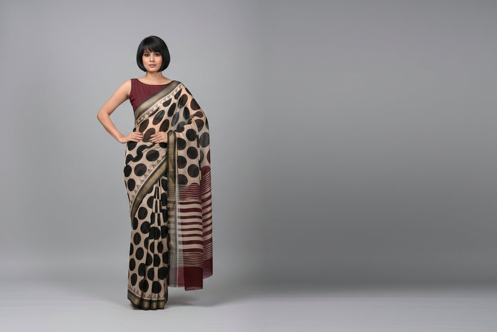 100% Pure Maheshwari Handloom Silk